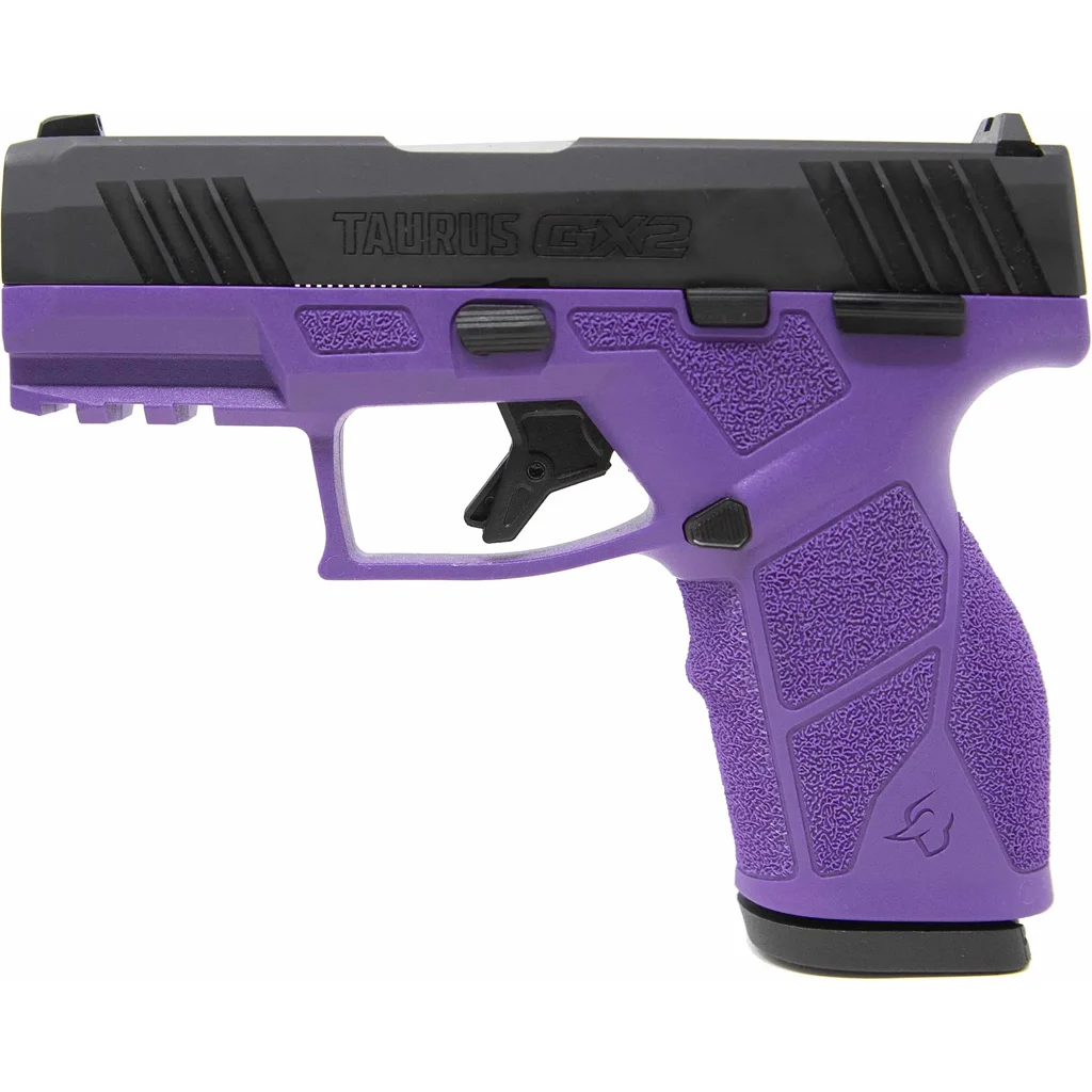 Taurus GX2 Pistol 9mm 3.38 in. Dark Purple Frame/Black Slide 13 rd - Image 2